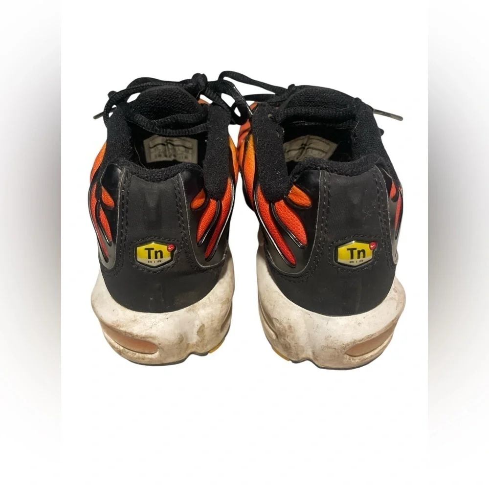 Nike Air Max Plus TN Black and Orange Sneakers